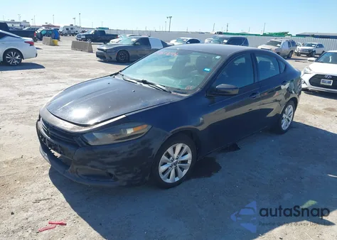 2014 Dodge Dart Sxt из США, поврежденный, VIN 1C3CDFBB6ED865868